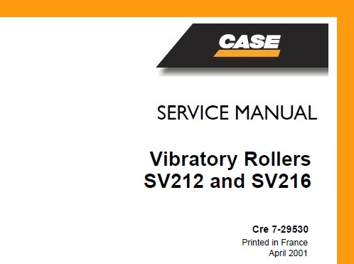 Case SV212 & SV216 Vibratory Rollers