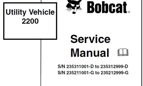 Bobcat 2200 Utility Vehicle