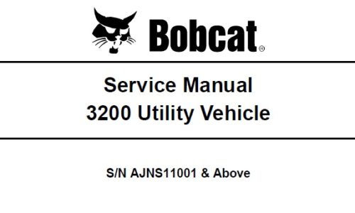 Bobcat 3200 Utility Vehicle