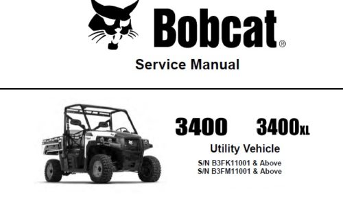 Bobcat 3400, 3400XL Utility Vehicle