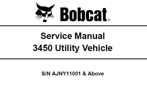 Bobcat 3450 Utility Vehicle