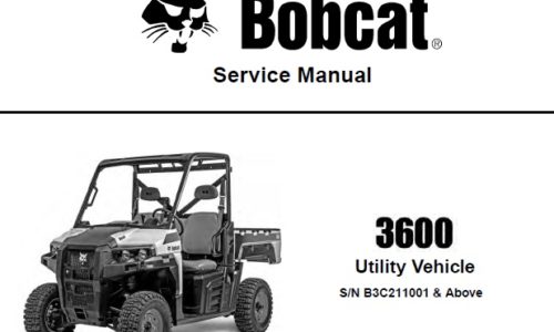 Bobcat 3600 Utility Vehicle