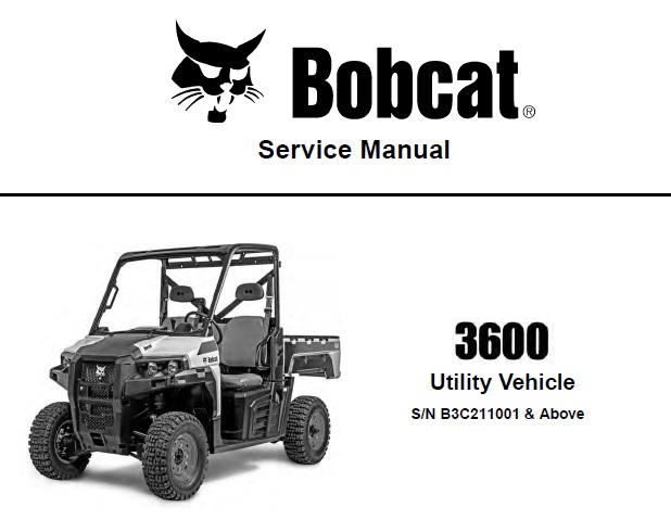 Bobcat 3600 Utility Vehicle