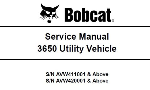 Bobcat 3650 Utility Vehicle