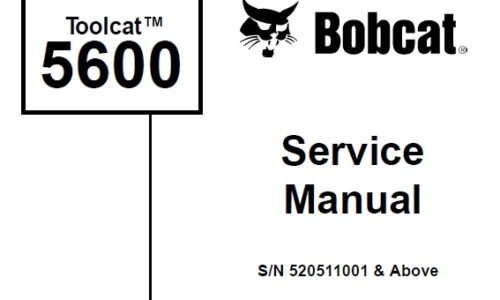 Bobcat 5600 Toolcat Utility Work Machine