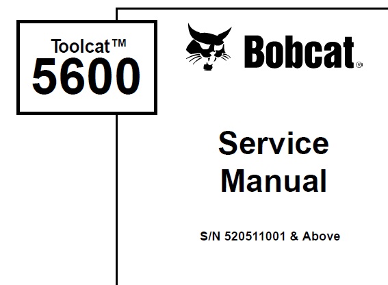 Bobcat 5600 Toolcat Utility Work Machine