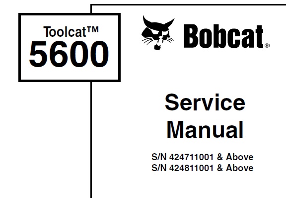 Bobcat 5600 Toolcat Utility Work Machine