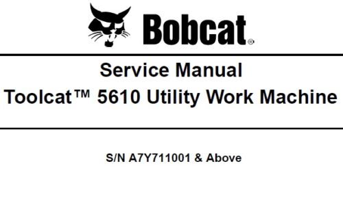 Bobcat 5610 Toolcat Utility Work Machine