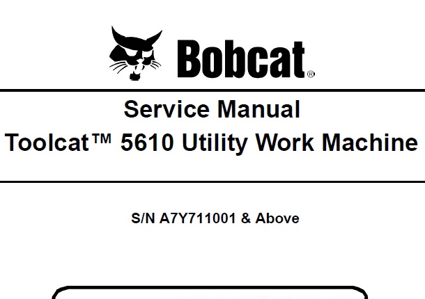 Bobcat 5610 Toolcat Utility Work Machine