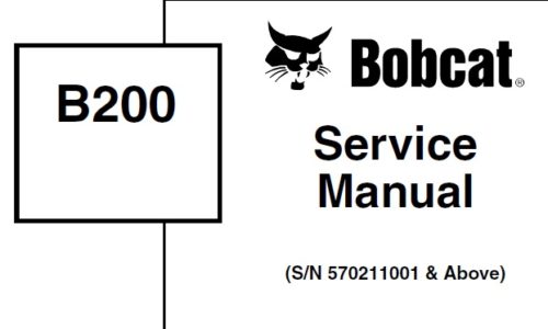 Bobcat B200 Backhoe Loader