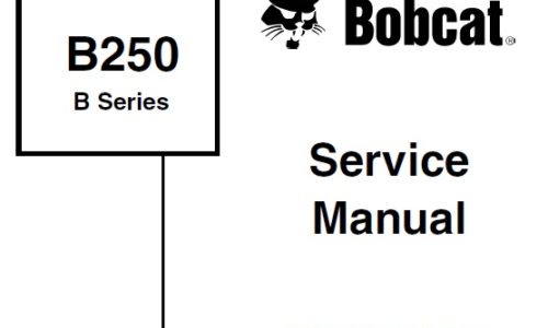 Bobcat B250 B Series Backhoe Loader