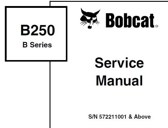 Bobcat B250 B Series Backhoe Loader