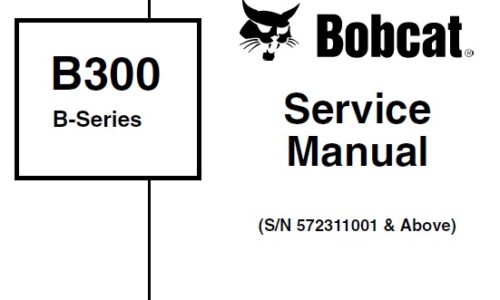 Bobcat B300 B-Series Backhoe Loader