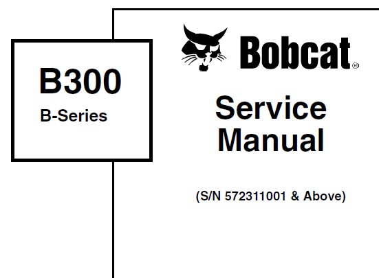 Bobcat B300 B-Series Backhoe Loader