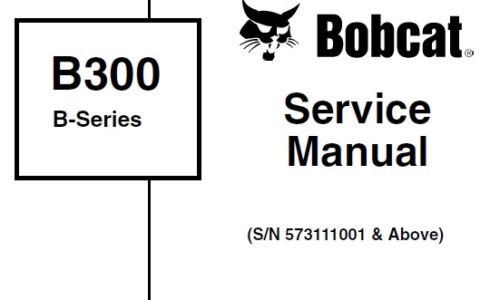 Bobcat B300 B-Series Backhoe Loader