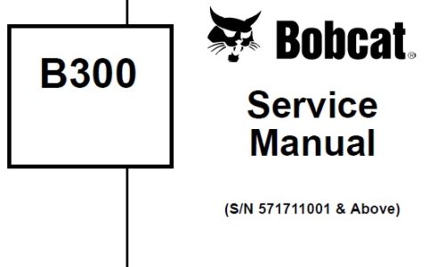 Bobcat B300 Backhoe Loader