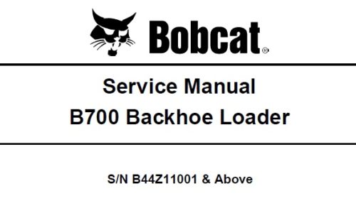 Bobcat B700 Backhoe Loader