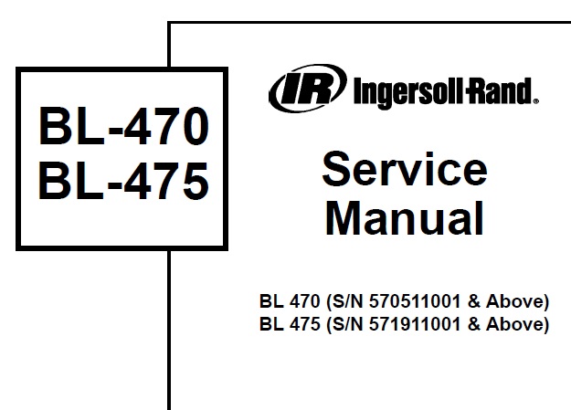 Bobcat BL-470, BL-475 Backhoe Loader