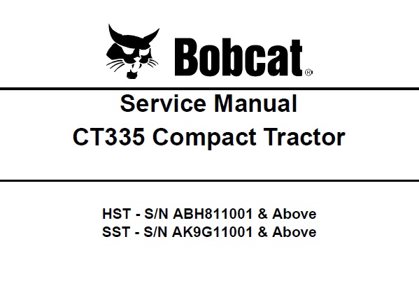 Bobcat CT335 Compact Tractor