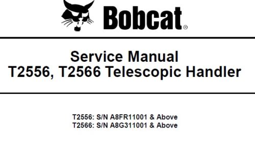 Bobcat T2556, T2566 Telescopic Handler