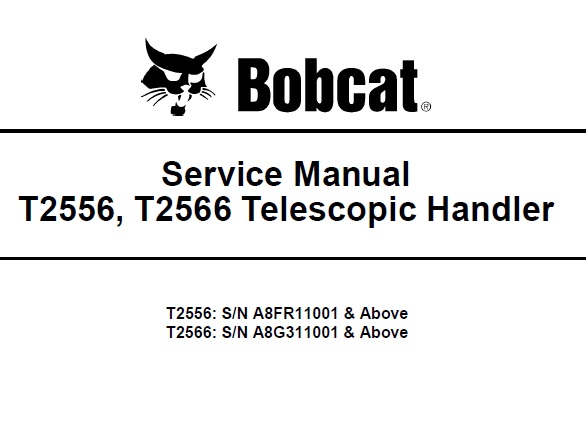 Bobcat T2556, T2566 Telescopic Handler