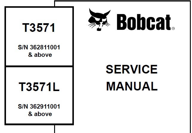 Bobcat T3571, T3571L Telescopic Handler