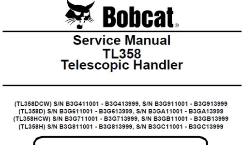 Bobcat TL358 Telescopic Handler