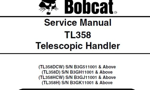 Bobcat TL358 Telescopic Handler