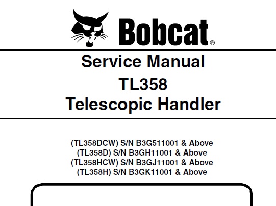 Bobcat TL358 Telescopic Handler