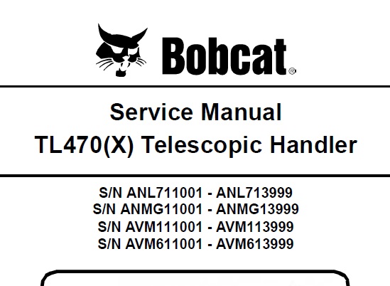 Bobcat TL470(X) Telescopic Handler