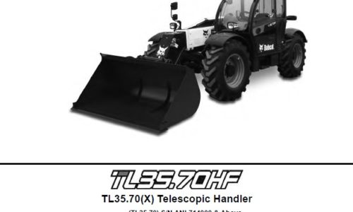 Bobcat TL35.70, TL35.70X Telescopic Handler