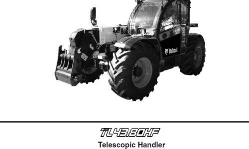 Bobcat TL43.80, TL43.80X Telescopic Handler