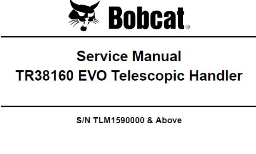 Bobcat TR38160 EVO Telescopic Handler