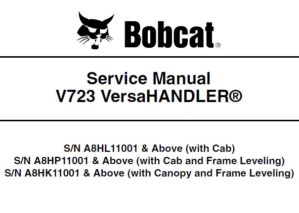 Bobcat V723 VersaHANDLER