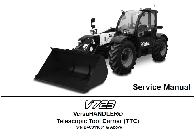 Bobcat V723 VersaHANDLER Telescopic Tool Carrier (TTC)