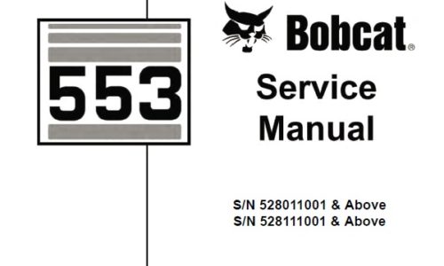 Bobcat 553 Loader