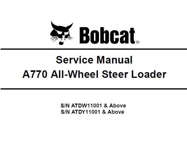 Bobcat A770 All-Wheel Steer Loader