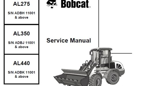 Bobcat AL275, AL350, AL440 Articulated Loader