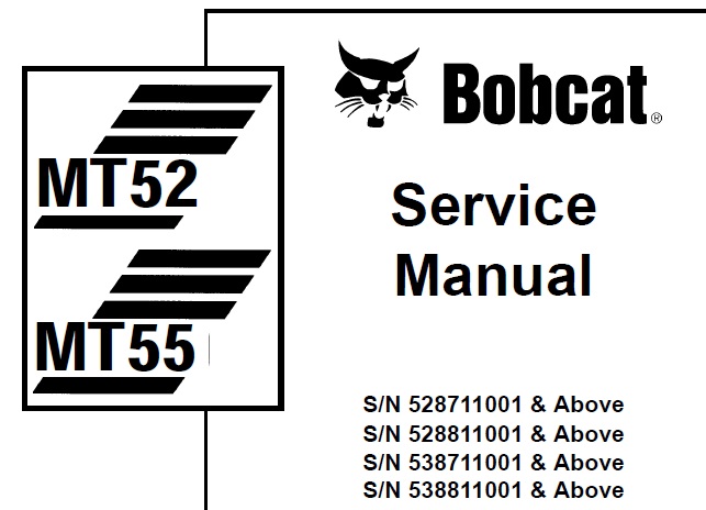 Bobcat MT52, MT55 Mini Track Loader