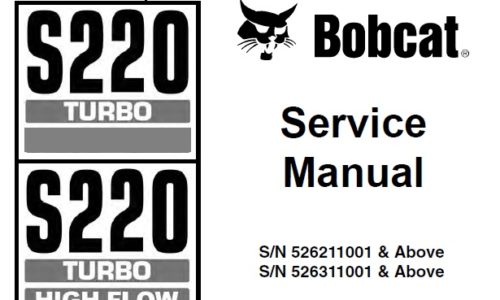 Bobcat S220 Turbo, S220 Turbo High Flow Skid-Steer Loader