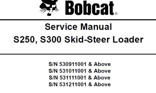 Bobcat S250, S300 Skid-Steer Loader