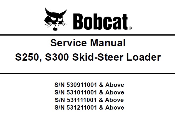 Bobcat S250, S300 Skid-Steer Loader