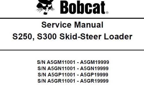 Bobcat S250, S300 Skid-Steer Loader