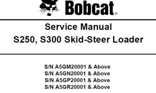 Bobcat S250, S300 Skid-Steer Loader