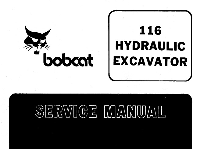 Bobcat 116 Hyraulic Excavator