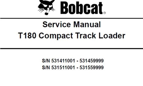 Bobcat T180 Compact Track Loader