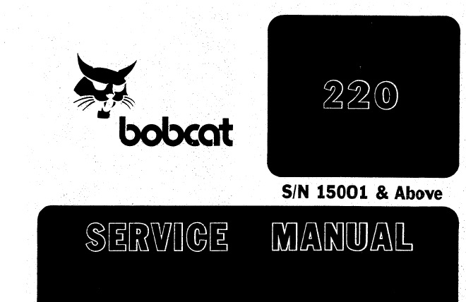 Bobcat 220 Excavator