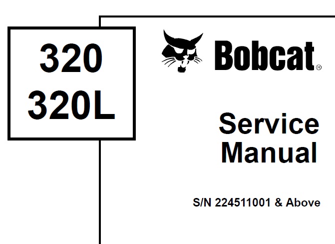 Bobcat 320, 320L Excavator