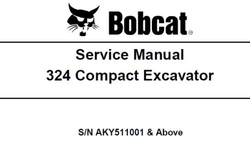 Bobcat 324 Compact Excavator