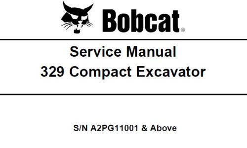 Bobcat 329 Compact Excavator